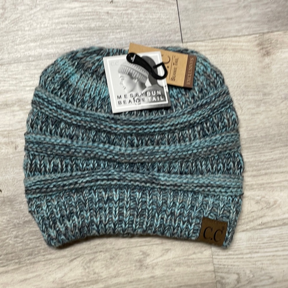 CC Messy Bun Beanie